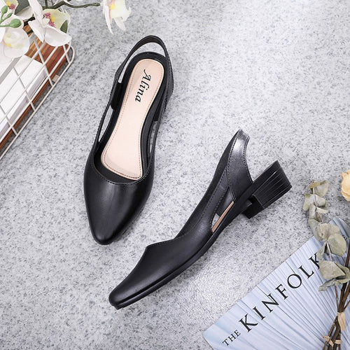 Mandotos International women's casual jelly sandals with shallow mouth, mid-low heel, breathable plastic material, Korean style.