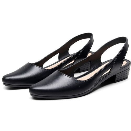 Mandotos International women's casual jelly sandals with shallow mouth and mid-low heel, breathable plastic outer wear, Korean style.