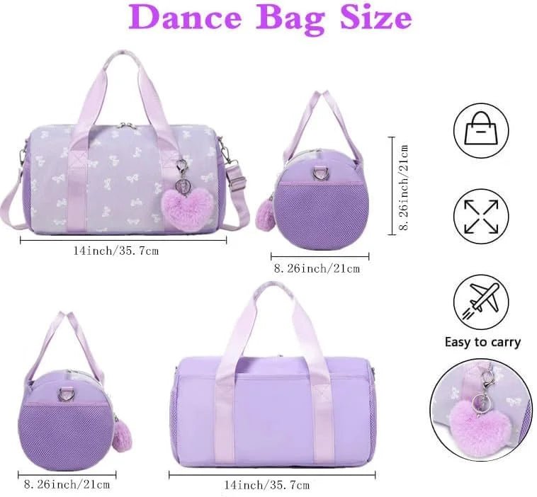 Fashionable MANDOTOS INTERNATIONAL backpack with bowknot pattern, foldable design, 20-35L capacity, suitable for travel and daily use.