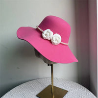 French style women's fedora hat with wide brim, felt material, suitable for winter and autumn, ideal for derby and jazz fashion.