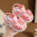 Girls' summer sandals by MANDOTOS INTERNATIONAL, soft sole, non-slip baby princess beach shoes for infants and little girls.