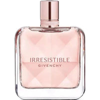 Givenchy Irresistible Eau De Parfum spray for women, 4.2 ounces, with a sleek bottle and elegant design.