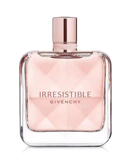 Givenchy Irresistible Eau De Parfum spray for women, 4.2 ounces, with a sleek bottle and elegant design.