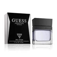 Guess Bold Seduction Eau de Toilette for Men, 1.7 oz, featuring a sleek bottle with a modern design by Mandotos International.