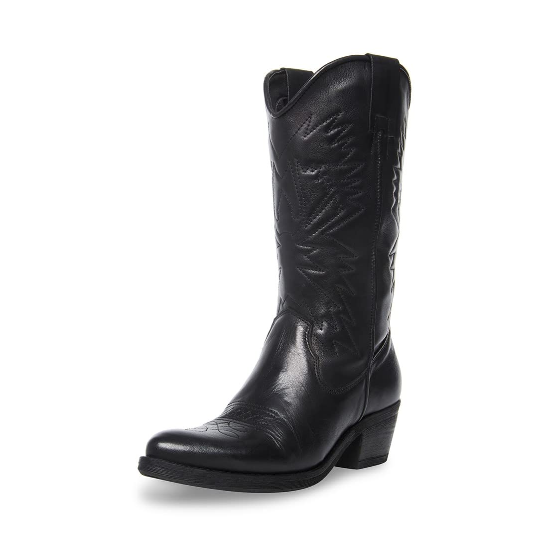 Mandotos International Hayward Chic Western Boot with leather upper and classic Western stitching details.