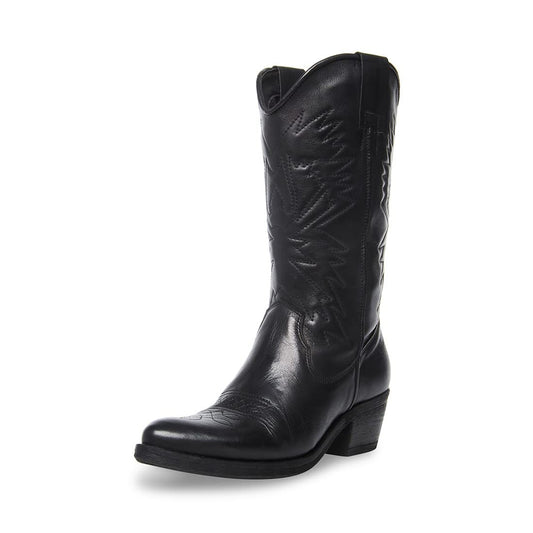 Mandotos International Hayward Chic Western Boot with leather upper and classic Western stitching details.
