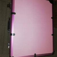 Mandotos International high-quality makeup travel rolling carry case with built-in lights, cosmetic trolley suitcase, compact and portable.