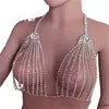 High-quality crystal thong panties with rhinestones and shiny bikini chain jewelry, designed for women’s party lingerie by MANDOTOS INTERNATIONAL.