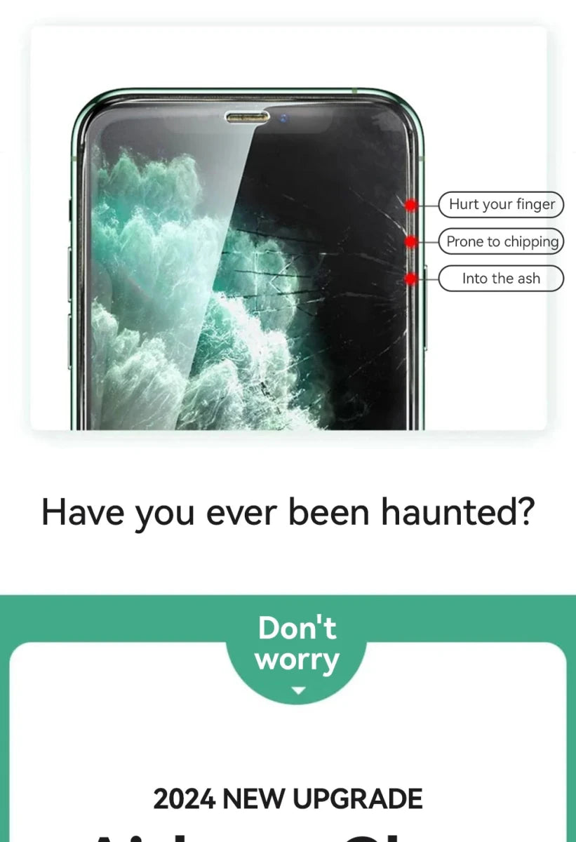 Mandotos International Joyroom iPhone Pro Max HD tempered glass screen protector set with 1, 2, or 3 pieces for full screen protection.