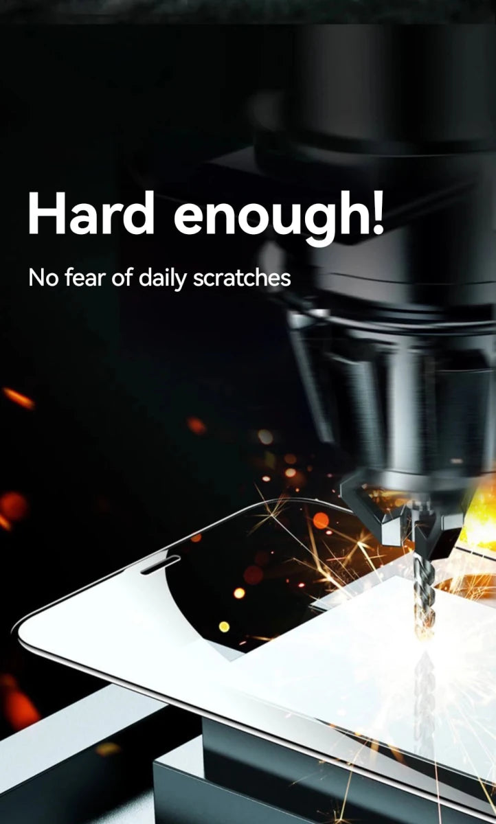 Mandotos International Joyroom iPhone Pro Max HD tempered glass screen protector set with 1, 2, or 3 pieces for full device protection.
