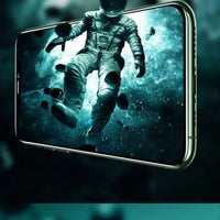 Mandotos International Joyroom iPhone Pro Max HD glass screen protector set with 1, 2, or 3 tempered glass protectors for full device protection.