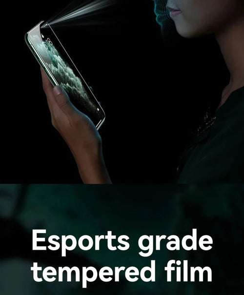Mandotos International Joyroom HD glass screen protector set for iPhone Pro Max, includes 1, 2, or 3 tempered glass protectors.