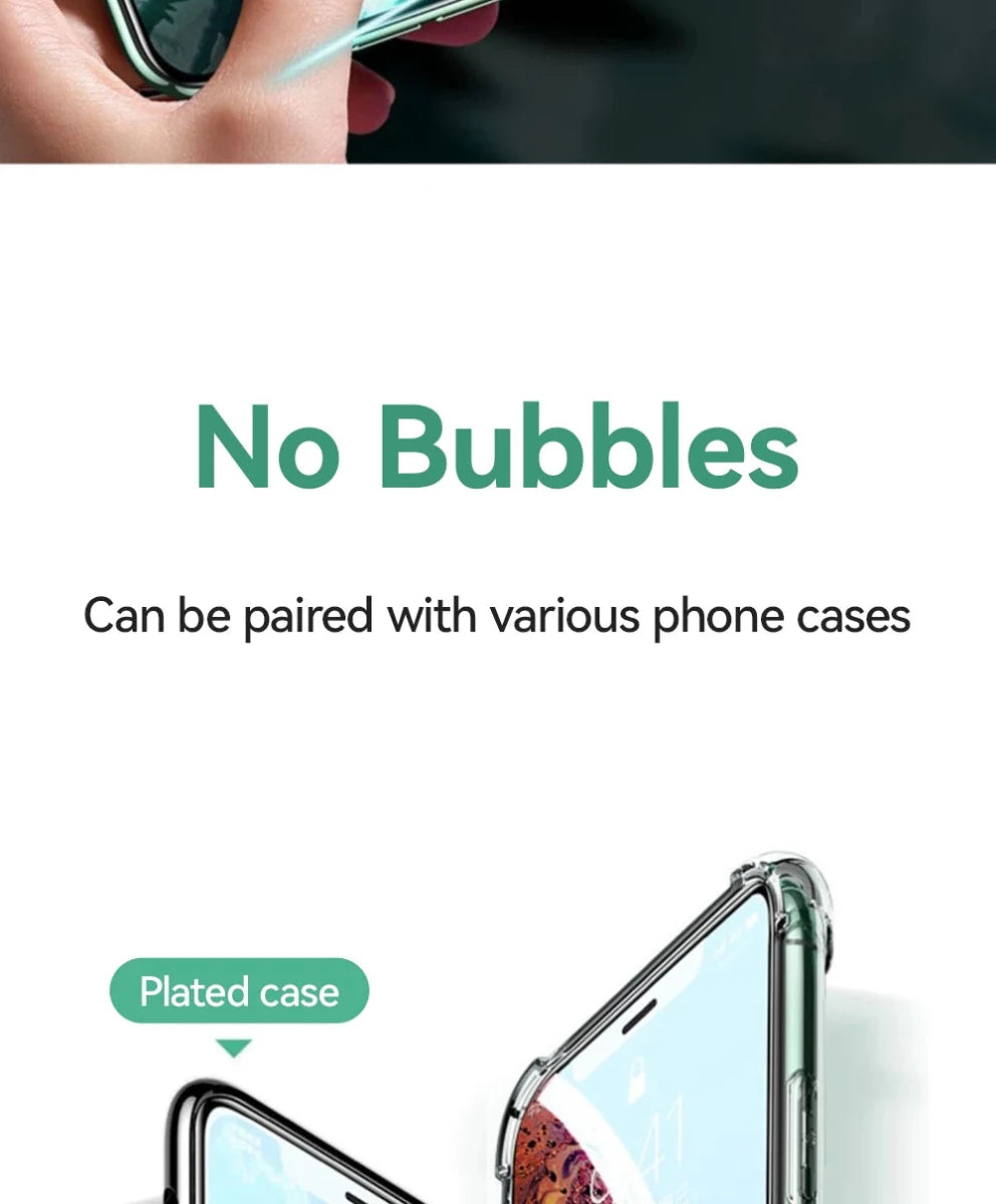Mandotos International Joyroom iPhone Pro Max HD tempered glass screen protector set with 1, 2, or 3 pieces for durable screen protection.