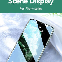 Joyroom iPhone Pro Max HD tempered glass screen protector set, available in 1, 2, or 3 pieces, offers durable phone screen protection.