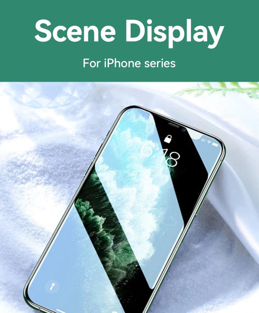 Joyroom iPhone Pro Max HD tempered glass screen protector set, available in 1, 2, or 3 pieces, offers durable phone screen protection.