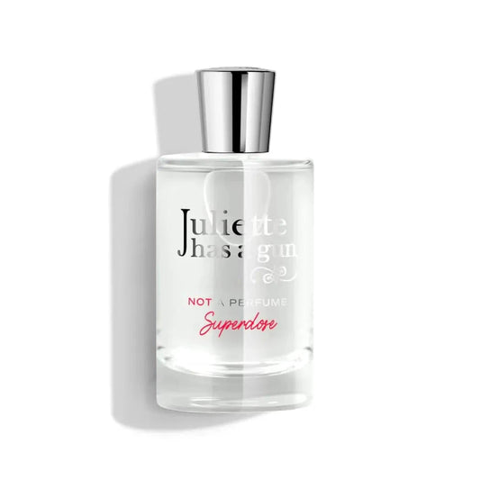 Juliette Superdose Eau de Parfum by Mandotos International, 3.3 oz bottle with elegant packaging.