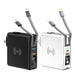MANDOTOS INTERNATIONAL KP-Super6 Travel 10000mAh PD wireless charger power bank with sleek design and multiple charging ports.