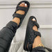 Ladies' Breeze Velcro Sandals by MANDOTOS INTERNATIONAL with adjustable straps and cushioned soles for comfortable summer wear.