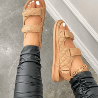 Ladies' Breeze Velcro Sandals by MANDOTOS INTERNATIONAL featuring comfortable straps and casual style.
