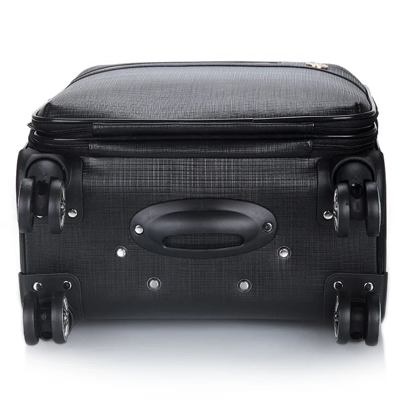 Large capacity tactical travel trolley luggage with built-in laptop backpack from MANDOTOS INTERNATIONAL, designed for versatile travel.
