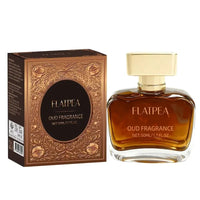 Luxury Arabian Musk Oud and Cedarwood men's Eau De Toilette by MANDOTOS INTERNATIONAL, featuring a sleek bottle with aromatic fragrance.