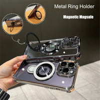 Luxurious shockproof magnetic MagSafe case for iPhone 17 Pro Max by MANDOTOS INTERNATIONAL, showing the sleek design and durable material.