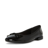 Black Madden Girl ballet flats in size 6.5, featuring a sleek, classic design perfect for casual or dressy outfits.