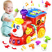 Mandotos International melodic train toddler toy with colorful educational blocks for early learning and interactive play.