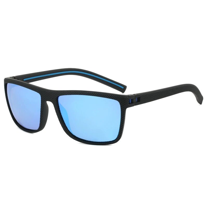Men's black metal framed fashion sunglasses with TAC lenses, suitable for day and night driving, stylish daily leisure wear.