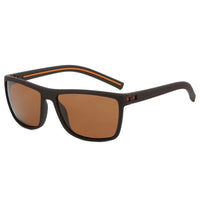 Men's black metal framed sunglasses with TAC lenses, stylish for day and night driving, ideal for daily leisure wear.