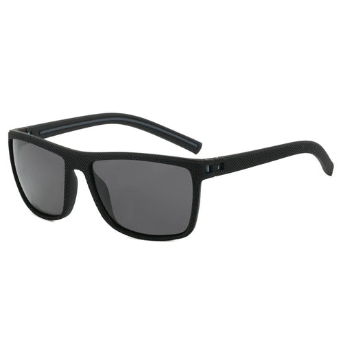 Men's black metal framed sunglasses with TAC lenses, suitable for day and night driving and stylish daily leisure wear.
