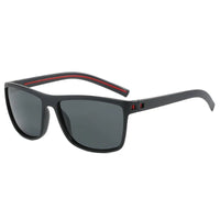 Men's black metal framed fashion sunglasses with TAC lenses, ideal for day and night driving, stylish daily leisure wear.