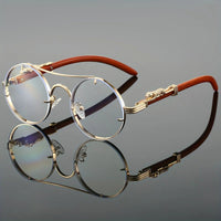 Men's black metal framed sunglasses with TAC lenses, ideal for day and night driving, stylish for daily leisure wear.