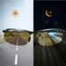 Men's black metal framed sunglasses with TAC lenses, suitable for day and night driving, stylish daily leisure wear by MANDOTOS INTERNATIONAL.
