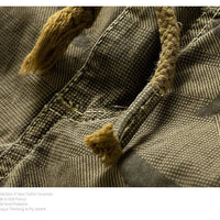 Men's camo street outdoor stretch tooling shorts by Mandotos International, featuring a comfortable fit and tactical design.