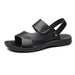 Men's Coastal Stroll Sandals by MANDOTOS INTERNATIONAL with adjustable straps and cushioned soles for comfortable walking.