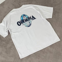 Men's cotton fitness T-shirt by Mandotos International, short sleeve summer gym tee, casual athletic wear for men