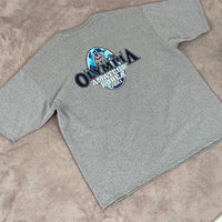 Men's cotton fitness tee by Mandotos International, short sleeve summer gym T-shirt, casual athletic wear, black color, front view.