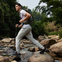 Men's lightweight waterproof hiking shoes by MANDOTOS INTERNATIONAL, designed for all-season outdoor trekking.
