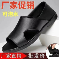 Men's non-slip soft-soled beach sandals by MANDOTOS INTERNATIONAL, perfect for summer outdoor and casual wear.