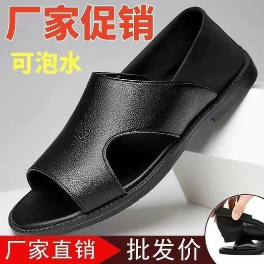 Men's non-slip soft-soled beach sandals by MANDOTOS INTERNATIONAL, perfect for summer outdoor and casual wear.