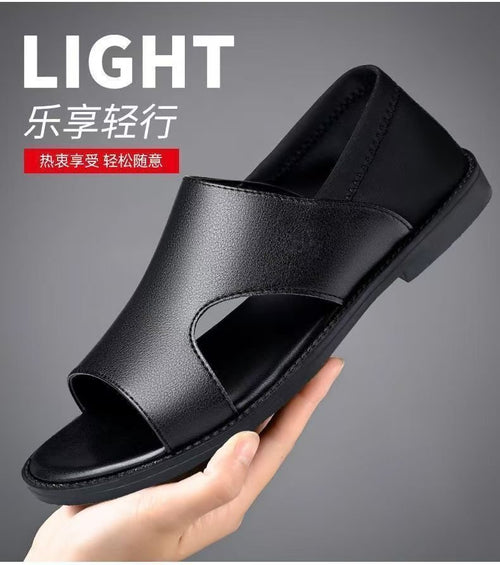 Men's non-slip soft-soled beach sandals for summer by MANDOTOS INTERNATIONAL, featuring comfortable open-toe design and durable straps.