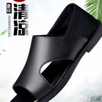 Men's non-slip soft-soled beach sandals by MANDOTOS INTERNATIONAL, perfect for summer outdoor and casual wear.