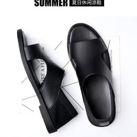 Men's non-slip soft-soled beach sandals by MANDOTOS INTERNATIONAL, perfect for summer outdoor and casual wear.