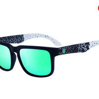 Men's polarized night vision driving sunglasses by MANDOTOS INTERNATIONAL, Viahda V5089, with dark tinted lenses for enhanced nighttime visibility.