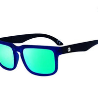 Men's polarized night vision driving sunglasses by MANDOTOS INTERNATIONAL, Viahda V5089, with dark tinted lenses for enhanced nighttime visibility.
