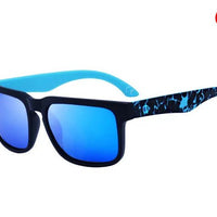 Men's Viahda V5089 polarized night vision driving sunglasses by MANDOTOS INTERNATIONAL, black frame with tinted lenses for night driving.