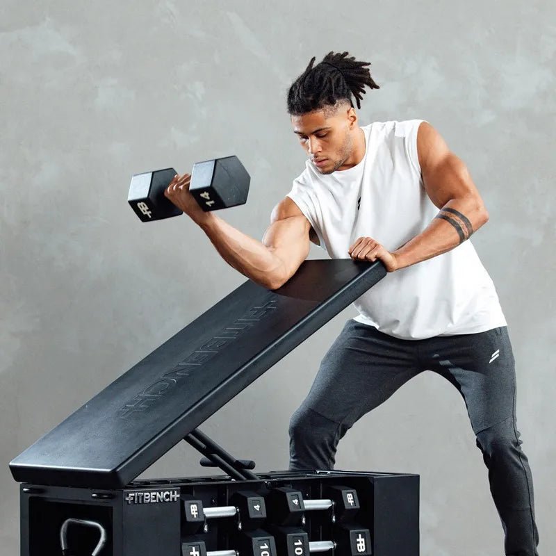 Men's quick-drying sleeveless fitness shirt with mesh design, ideal for summer workouts and basketball, by MANDOTOS INTERNATIONAL