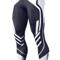 Men's slim-fit quick-dry workout trousers by MANDOTOS INTERNATIONAL, showcasing lightweight, breathable athletic pants for active wear.