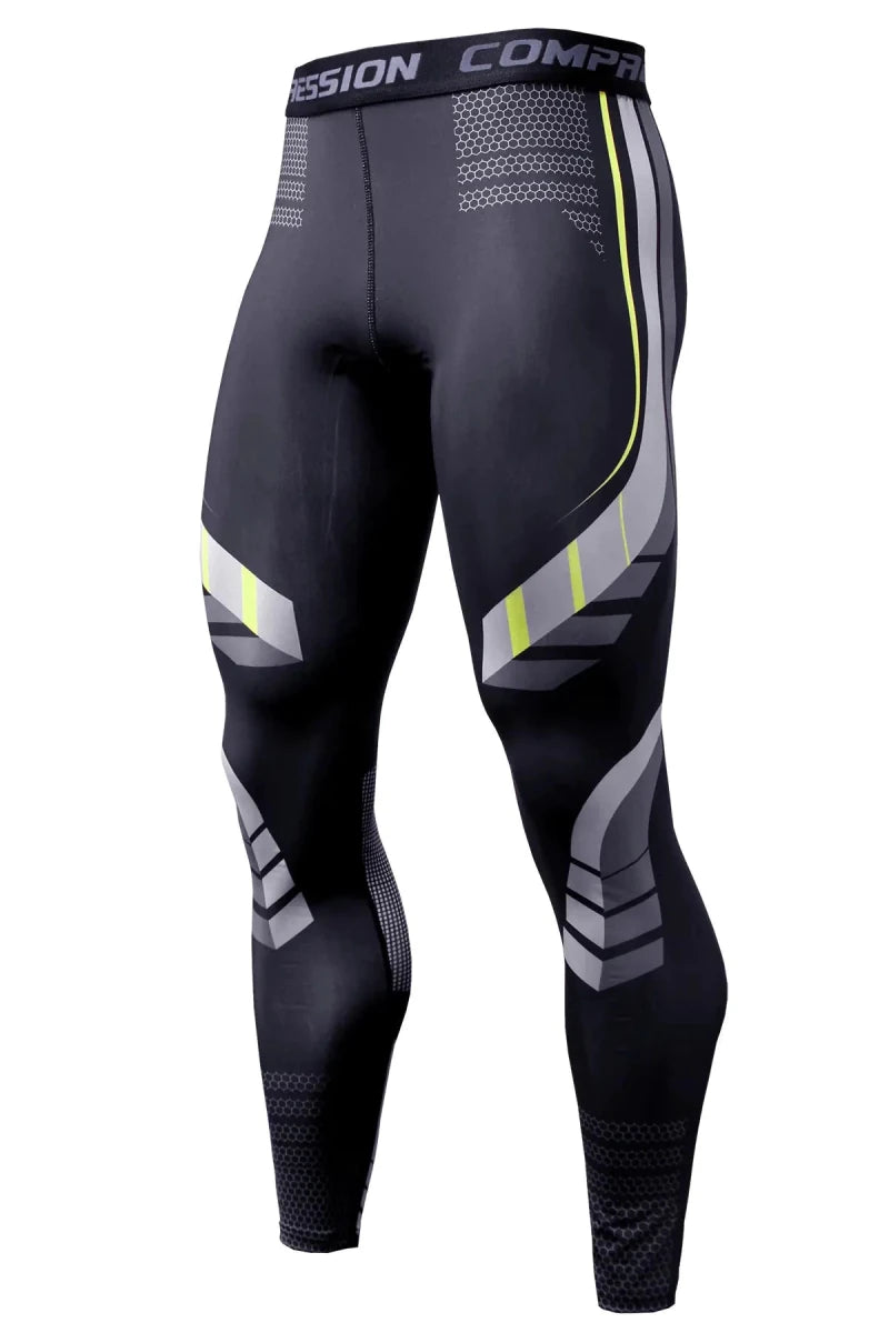 Men's slim-fit quick dry workout trousers by MANDOTOS INTERNATIONAL, showing the athletic fit and lightweight fabric.